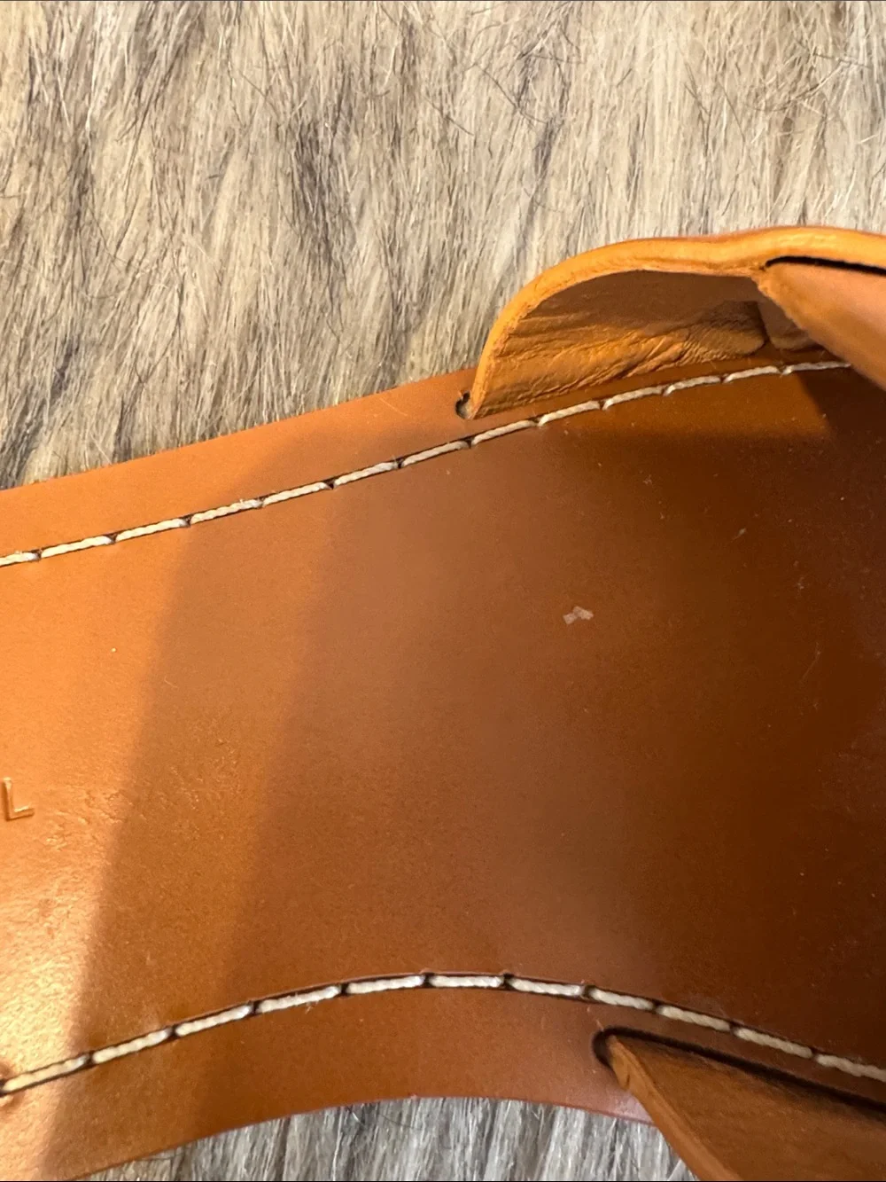 Loeffler Randall cognac leather